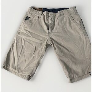 PETROL Navy Blue Cotton Blend Reversible Denim Shorts Medium Size